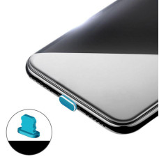 Заглушка от пыли для Iphone Lightning Cyan