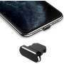 Заглушка от пыли для Iphone Lightning Чёрная
