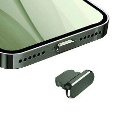 Заглушка від пилу для Iphone Lightning Оливкова