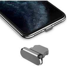 Заглушка от пыли для Iphone Lightning Серая