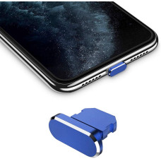 Заглушка от пыли для Iphone Lightning Синяя