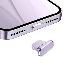 Заглушка от пыли для Iphone Lightning Сиреневая