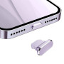 Заглушка от пыли для Iphone Lightning Сиреневая
