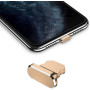 Заглушка от пыли для Iphone Lightning Золотистая