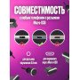 Заглушки від пилу для телефону micro USB + 3,5 мм чорні чорний