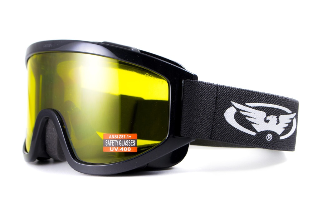 Защитные очки Global Vision Wind-Shield (yellow) Anti-Fog, жёлтые