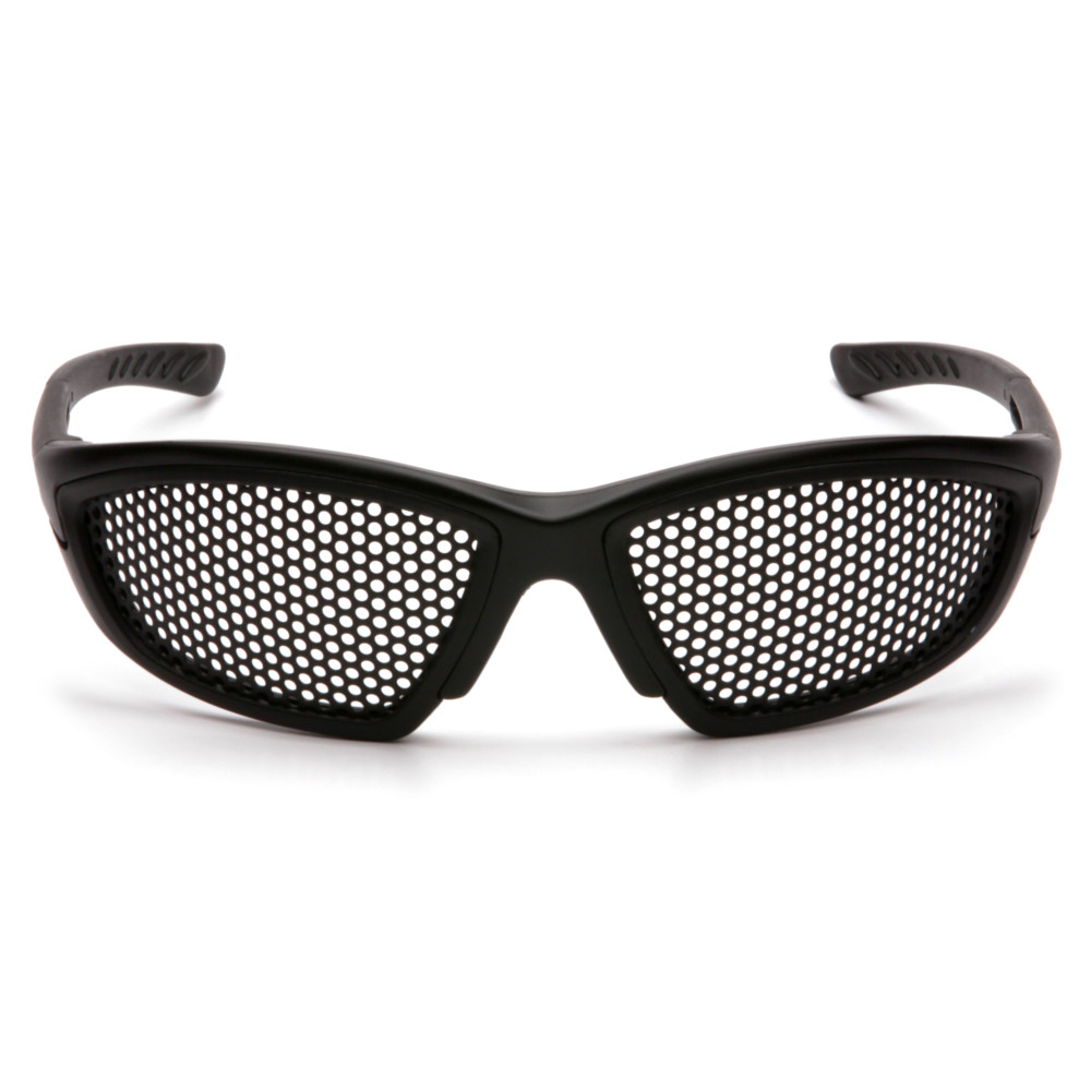 Защитные очки Pyramex Trifecta Perfo (black), сетчатые очки (перфорированые)