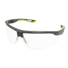 Защитные очки Pyramex Truflex Grey-Lime (clear) Anti-Fog, прозрачные в серо-лаймовой оправе