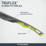 Защитные очки Pyramex Truflex (gray) Anti-Fog, серые в чёрно-серой оправе