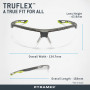 Защитные очки Pyramex Truflex (gray) Anti-Fog, серые в чёрно-серой оправе