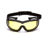 Защитные очки Pyramex V3T (amber) Anti-Fog, жёлтые