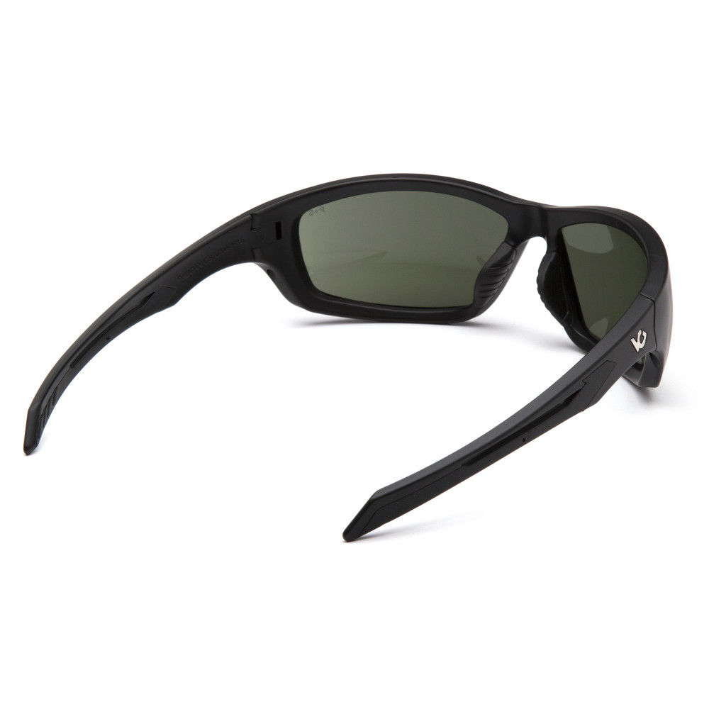 Защитные очки Venture Gear Tactical Howitzer Black (forest gray) Anti-Fog, чёрно-зелёные в чёрной оправе
