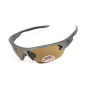 Защитные очки Venture Gear Tactical Semtex 2.0 Gun Metal (bronze) Anti-Fog, коричневые в оправе цвета 