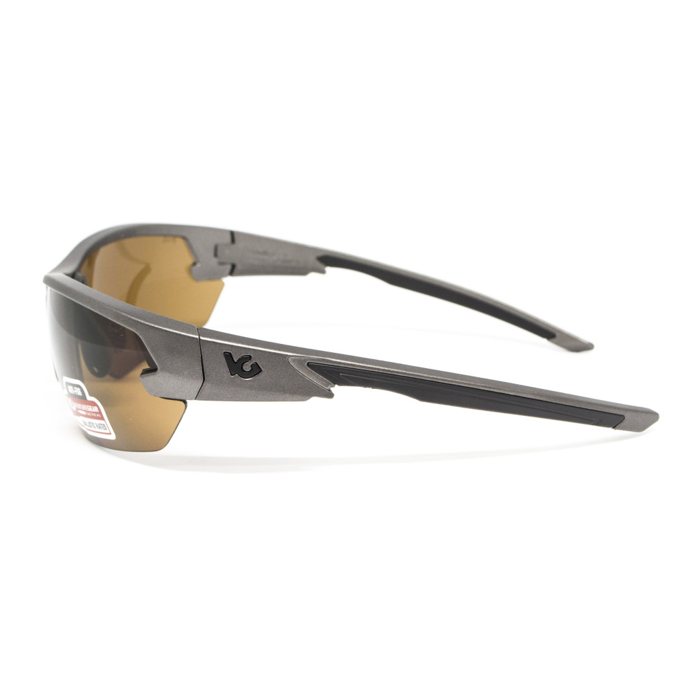 Защитные очки Venture Gear Tactical Semtex 2.0 Gun Metal (bronze) Anti-Fog, коричневые в оправе цвета 