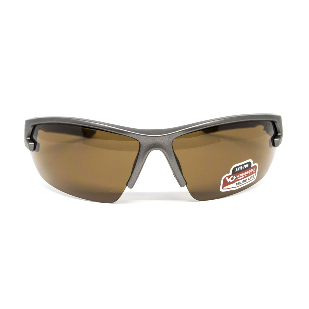 Защитные очки Venture Gear Tactical Semtex 2.0 Gun Metal (bronze) Anti-Fog, коричневые в оправе цвета 