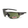 Защитные очки Venture Gear Tactical Semtex 2.0 Gun Metal (forest gray) Anti-Fog, чёрно-зелёные в оправе цвета 