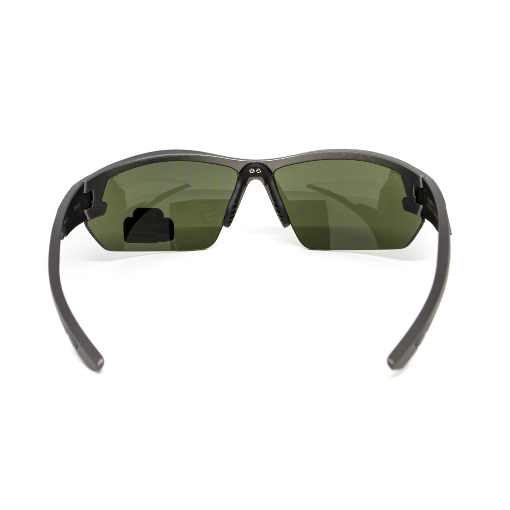 Защитные очки Venture Gear Tactical Semtex 2.0 Gun Metal (forest gray) Anti-Fog, чёрно-зелёные в оправе цвета 