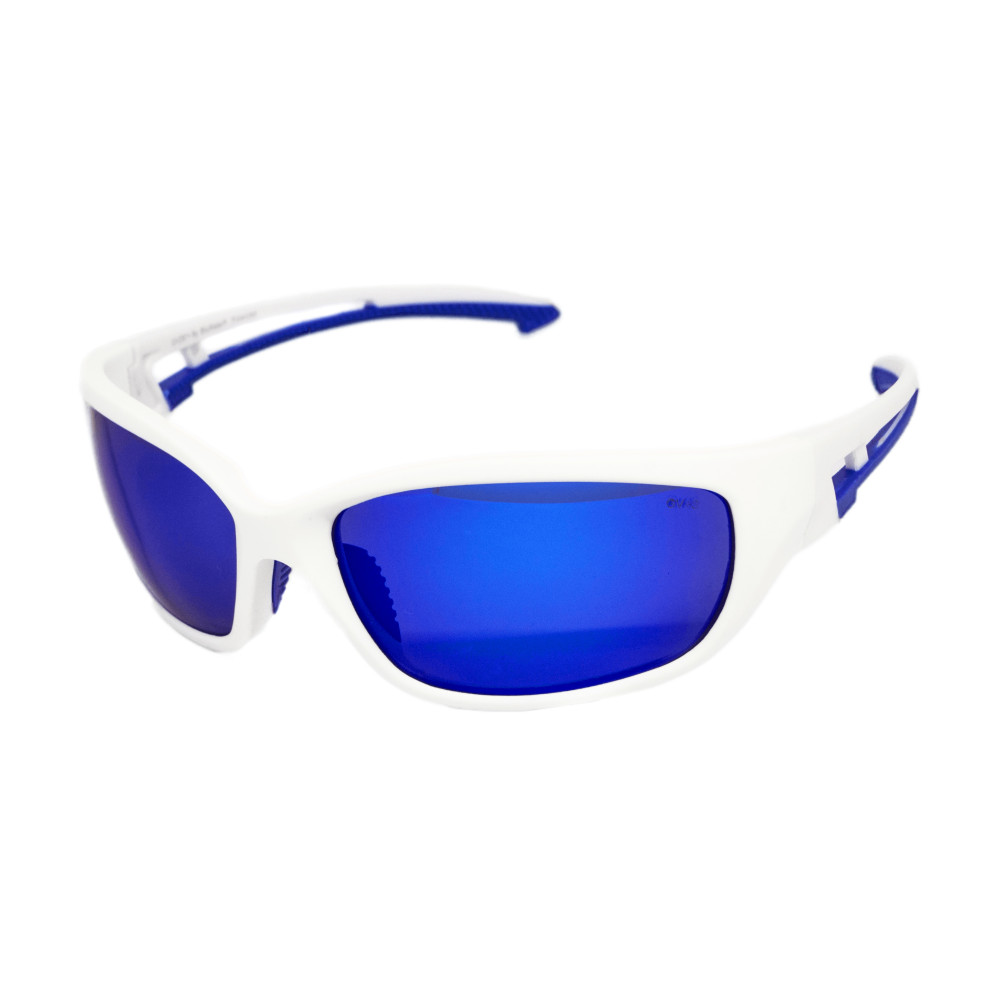 Защитные очки с поляризацией BluWater Seaside White Polarized (G-Tech™ blue), синие зеркальные