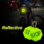 Брелок светоотражающий STOP Flickers / фликер Салатовый
