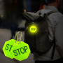 Брелок светоотражающий STOP Flickers / фликер Салатовый